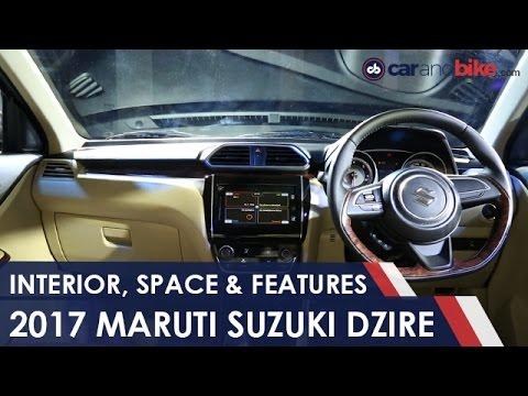 New Maruti Suzuki Dzire: Interior, Features and Space - NDTV CarAndBike