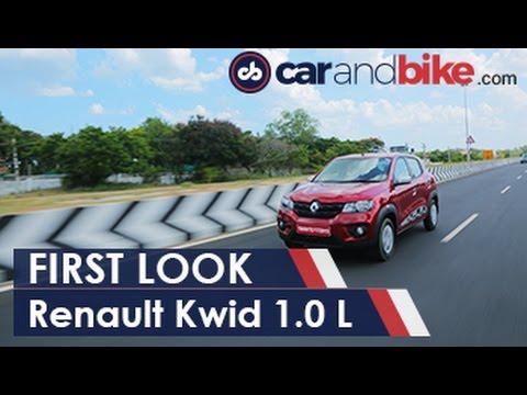 Renault Kwid 1.0 L First Look - NDTV CarAndBike