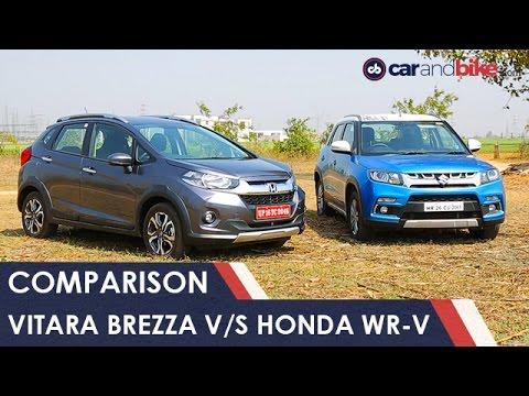 Maruti Vitara Brezza Vs Honda WR-V Comparison Review - NDTV CarAndBike
