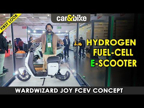 Hydrogen power... for a scooter?🤔 | Wardwizard FCEV concept @ Bharat Mobility Expo 2024 | First Look