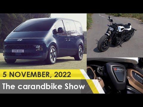 The car&bike Show – Ep 954 | Hyundai Staria Review | 2022 Harley-Davidson Sportster S Review
