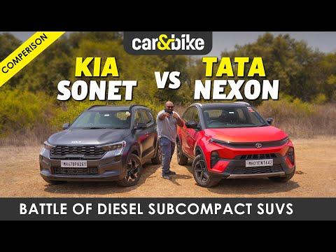 Kia Sonet vs Tata Nexon: Which Diesel Sub-4-Metre SUV Is Right For You?