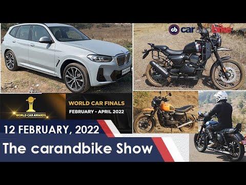 The carandbike Show - Ep 918 |BMW X3 Facelift | WCOTY 2022 Finalists| 2022 Yezdi Motorcycles Review
