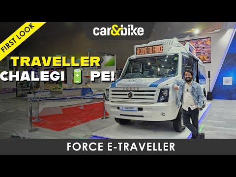 Traveller bani electric! | Force Traveller EV aayi Bharat Mobility Expo | First Look