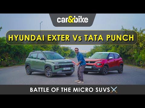 Tata Punch Vs Hyundai Exter: The Best Entry Level SUV Is? | Comparison | carandbike