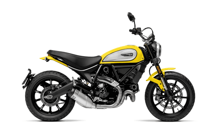 Ducati Scrambler Icon in Yellow