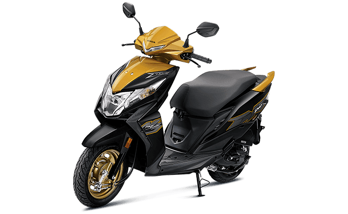 Honda Dio Dazzle Yellow Metallic BS VI