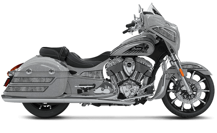 Indian Chieftain Elite Black Hills Silver/Marble Accents