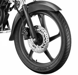 Black Alloy Wheels With Front Disc Brake