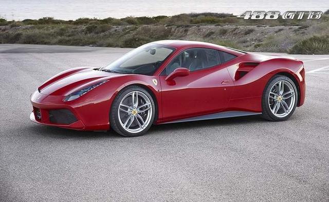 Ferrari Front Side View