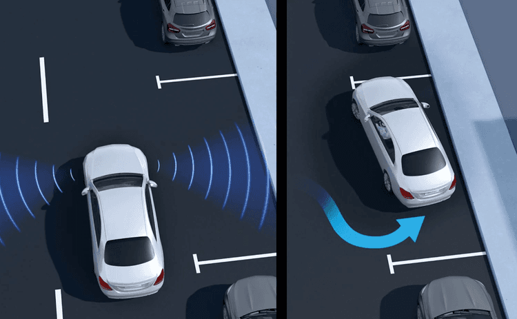 Active Parking Assist with parktronic
