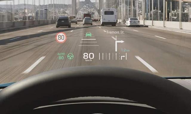 Porsche Cayenne Coupe Heads Up Display