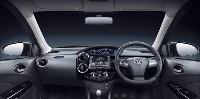 Toyota Etios Cross Piano Black Interiors