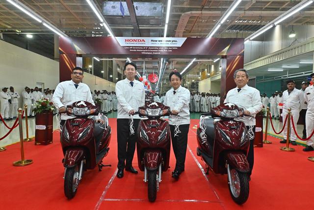 The new assembly plant will have a capacity of 6.5 lakh units per annum. It is Honda’s largest scooter only plant in the world. 