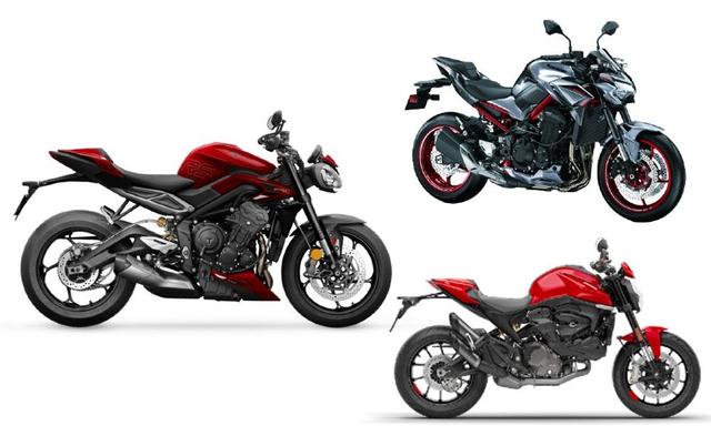The Triumph Street Triple 765 RS has been launched in India along with the 765 R, competing with the Kawasaki Z900 and the Ducati Monster.