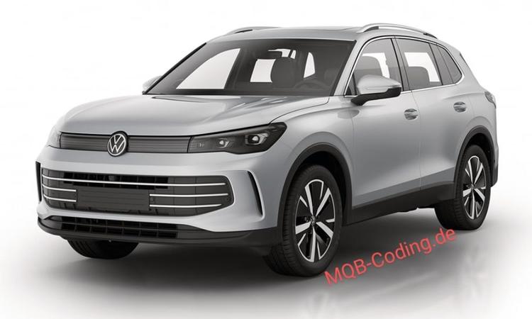 Ahead of its global debut in September 2023, the final design of the new-gen Tiguan has been leaked.