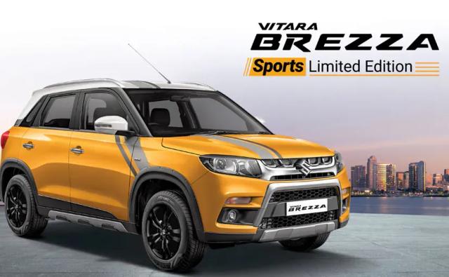 Maruti Suzuki Vitara Brezza Sports Edition Priced In India At Rs. 7.98 Lakh: Check Specs, Features