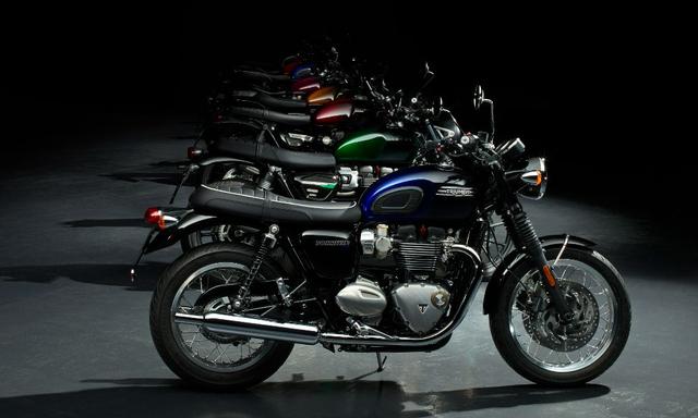 The new Triumph Bonneville Stealth Editions come with special hand-painted colours that change hues depending on the light