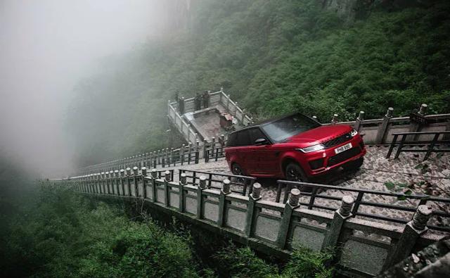 Watch The Range Rover Sport PHEV Climb To Heaven's Gate In China
