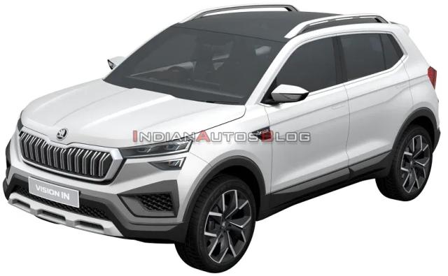 Skoda Vision IN Compact SUV Patent Images Leaked