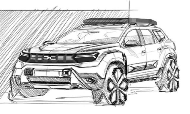 Next-Gen Renault Duster Design Sketches Leaked Online Ahead Of Debut 
