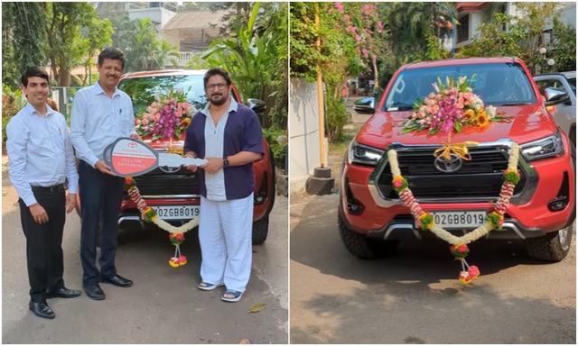 The actor was recently snapped while taking delivery of the vehicle at his residence in Mumbai.