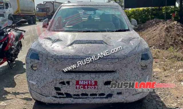 Mahindra XUV300 Facelift Spy Shots Reveal Updated Interior