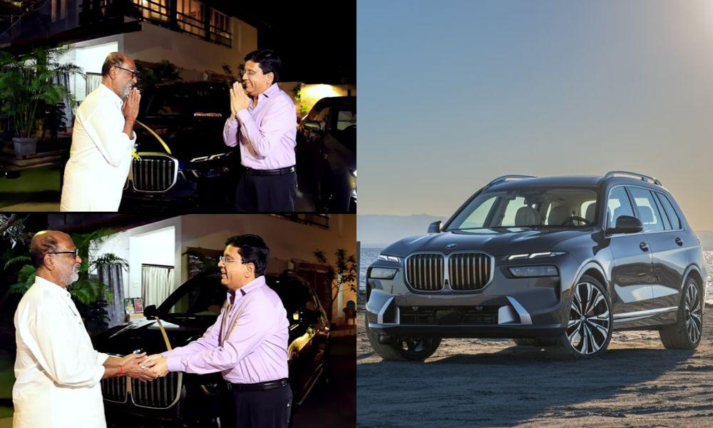 Kalanthi Maran, the movie’s producer, was seen gifting the BMW X7 to Rajnikanth