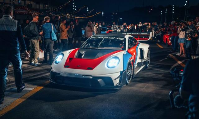 This limited-edition model is part of Porsche's celebration of its racing heritage at the Rennsport Reunion event in California and is not street-legal