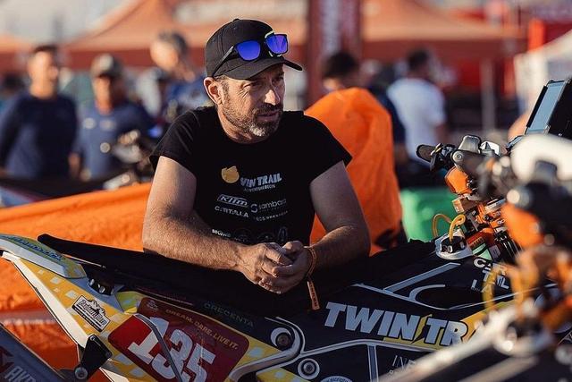 Falcone had suffered severe injuries in a crash during the special stage on January 8 requiring him to be airlifted to a hospital