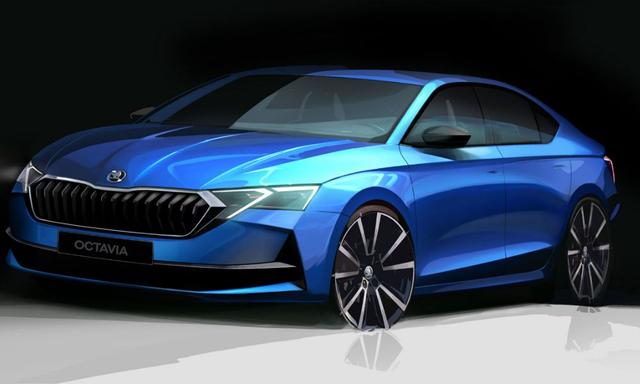 Skoda has released sketches showcasing the design of the Octavia which reveals changes to the front and rear bumpers along with revised LED DRLs 