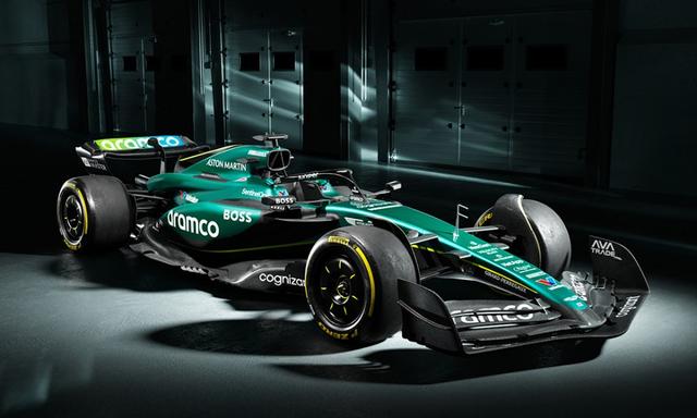 Aston Martin's unveiling reflects broader trends in F1, with the team's adoption of push-rod rear suspension mirroring Mercedes' upcoming W15 car, indicative of an industry-wide shift in performance strategies