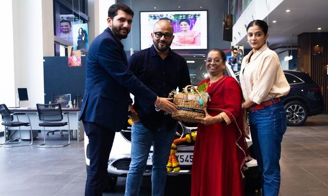Actor Priya Mani’s new Mercedes-Benz GLC is finished in a Polar White shade

