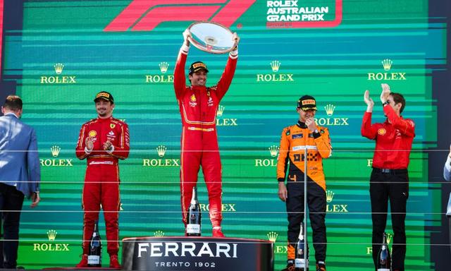 F1 Australia GP: Sainz Returns To Lead Sensational Ferrari 1-2 In Australia After Verstappen’s Red Bull Fails