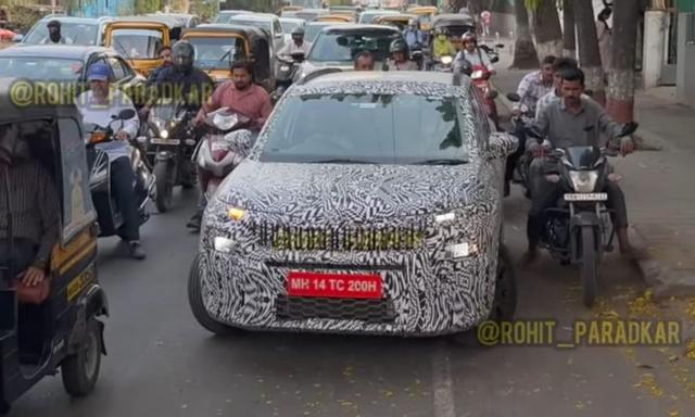 The upcoming Skoda subcompact SUV, slated to be launched by early 2025 has been spotted testing 