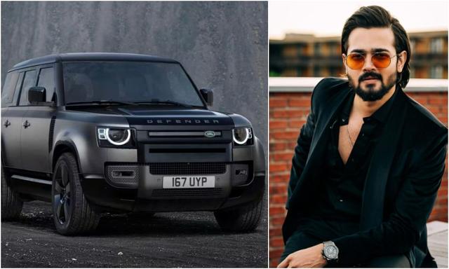 The Land Rover Defender 110 is the five-door version, and Bhuvan Bam has got the luxury off-roader in an all-black shade