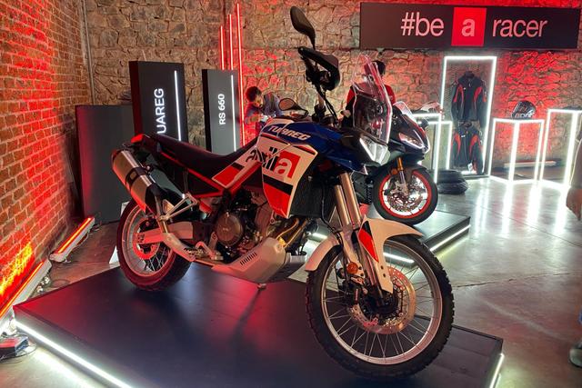 The Aprilia Tuareg 660 has been brought to India as completely built unit (CBU) full imports and carry a premium in import duties, despite its mid-size positioning.