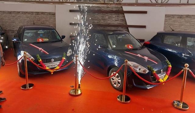 Chennai Businessman Gifts Cars And Bikes To Employees For Diwali