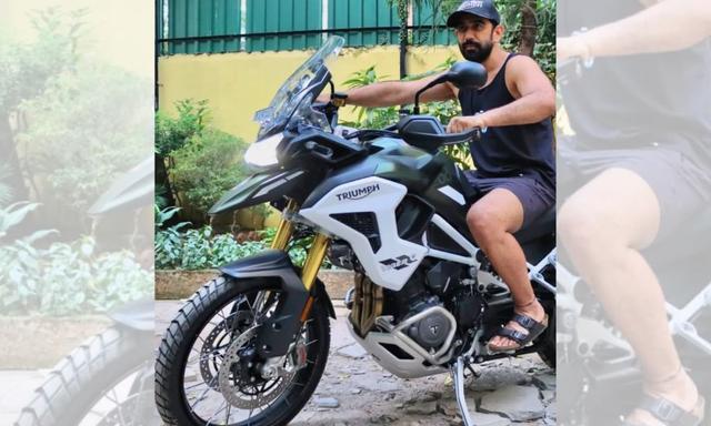 The actor in fact took to his social media channel to announce the latest purchase, thanking Triumph Motorcycles India’s business head, Shoeb Farooq.