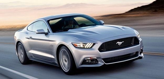 The all-new 2015 Ford Mustang revealed. This new, sleeker version of Mustang has a 2.3-litre, 4 cylinder, 305bhp churning Ecoboost engine and a new independent rear suspension.