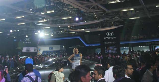 Now when the weekend was over, the footfall was expected to come down, but with over 1.05 lakh people visiting the venue even on Monday, it seems as if the weekend is not over yet for car lovers.