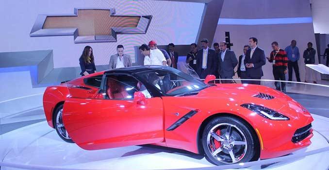 2014 Auto Expo: Chevrolet Corvette Stingray C7 Makes its Indian Debut