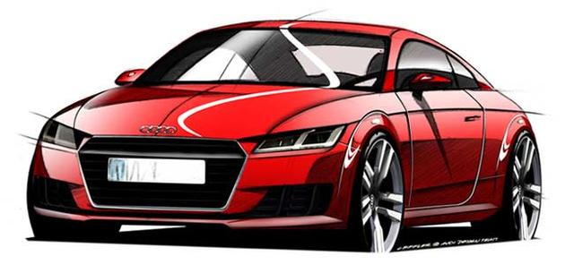 Audi TT official sketch revealed