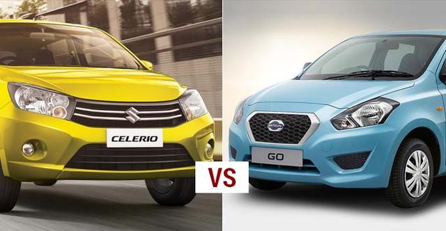 Datsun Go vs Maruti Celerio- A quick comparison