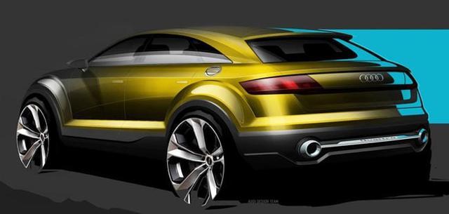 Audi has uploaded several design sketches of a crossover that it promises to bring to the 2014 Beijing Motorshow which will commence this month. There are no details out yet but from what we can see, it looks like the new Q4 crossover concept.