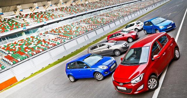 Here are half a dozen of the best and/or newest diesel hatchbacks in the country battling it out for bragging rights on the Buddh International Circuit.