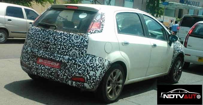 New Fiat Punto Facelift Spied Testing