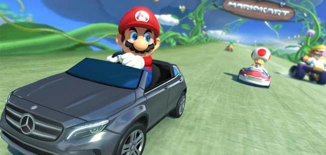 When playing the 2D game on your computer or gaming console, did you ever imagine the short, turtle smashing, mushroom munching Mario to get behind the wheel of a Mercedes-Benz GLA? Never.