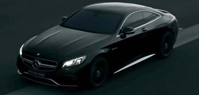 Mercedes-Benz Shows off a Menacing Black S63 AMG Coupe