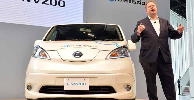 Nissan's Second All-Electric Vehicle e-NV200 Unveiled